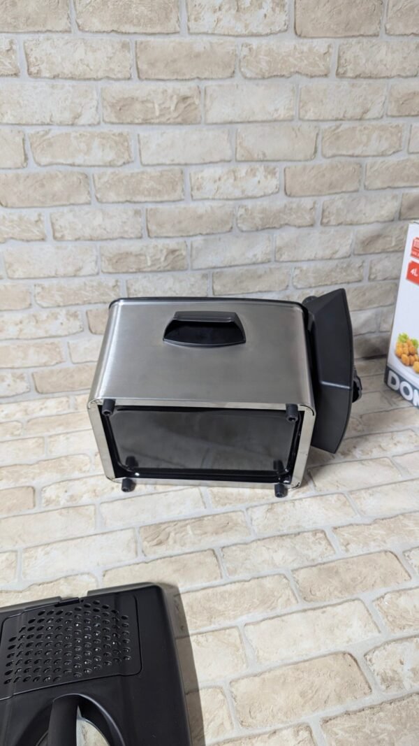 Domo Freidora de acero inoxidable DO465FR, 3000 W, 4 litros
