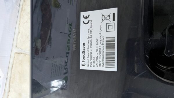 Foodsaver Envasadora al Vacío con almacenamiento de rollos integrado