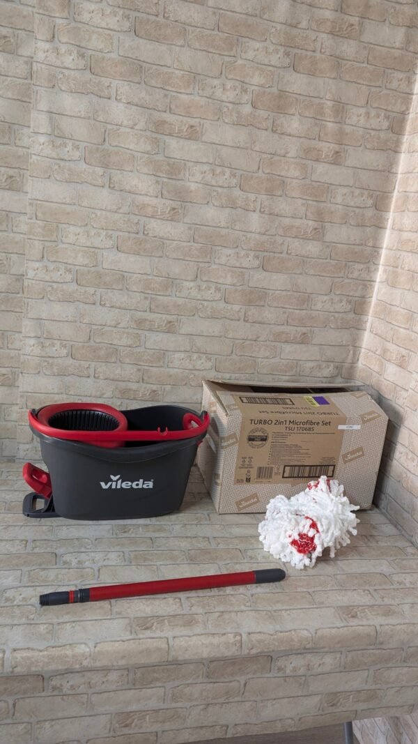 Vileda Turbo - Juego de fregona con Palo telescópico