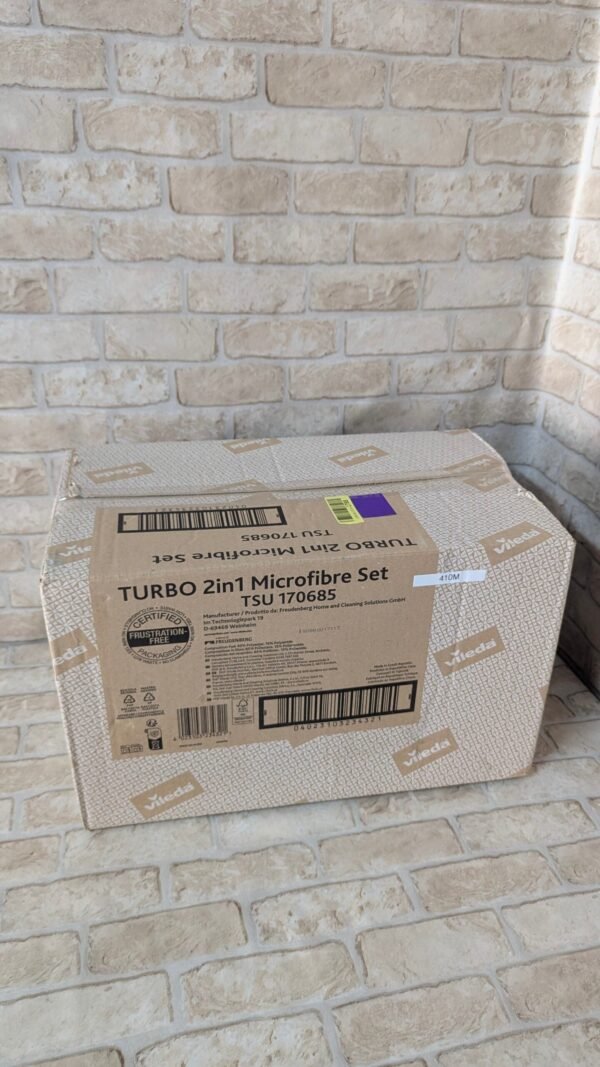 Vileda Turbo - Juego de fregona con Palo telescópico