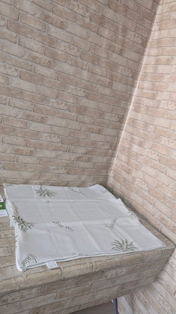 Par de Fundas de Almohada de Aloe Vera Jacquard elásticas con Cremallera, 50 x 80 cm