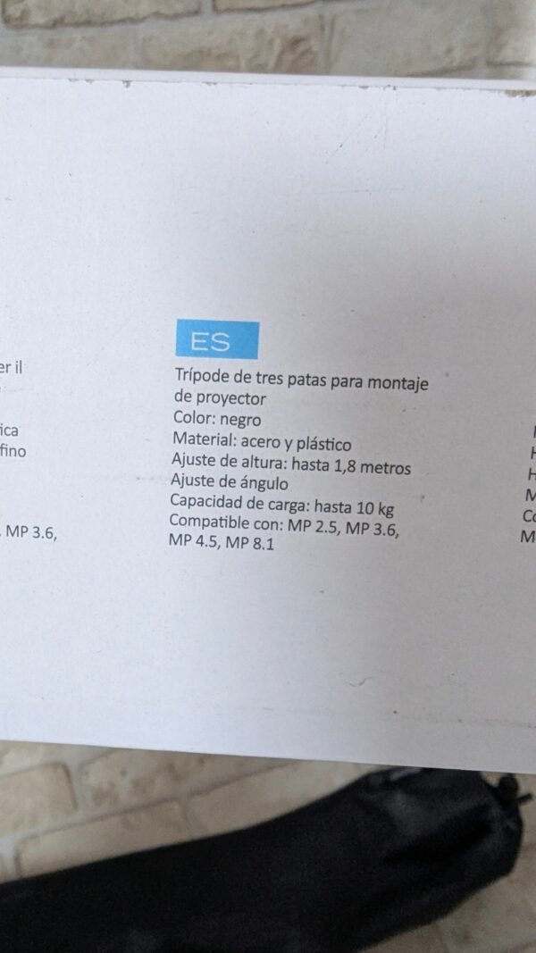 Overmax Tripod Stand 180 Soporte para proyectores versátil