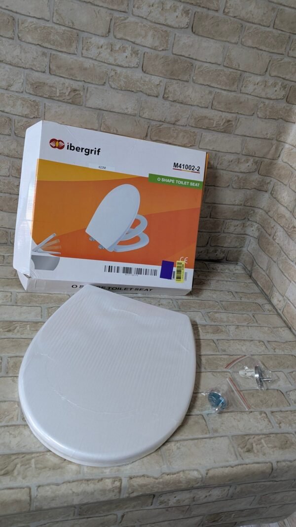 Ibergrif M41002-2 Tapa WC, Asiento de Inodoro Familiar