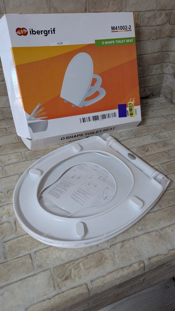 Ibergrif M41002-2 Tapa WC, Asiento de Inodoro Familiar