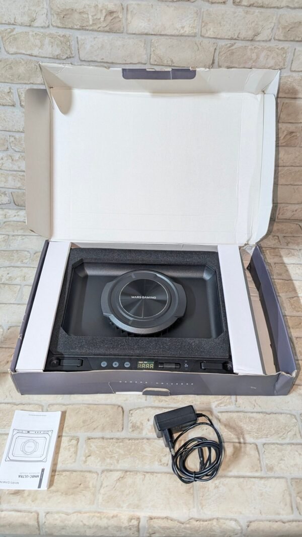 Mars Gaming MNBC-Ultra, Base Refrigeradora y Stand, Ventilador 140mm