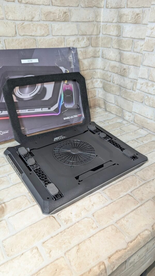 Mars Gaming MNBC-Ultra, Base Refrigeradora y Stand, Ventilador 140mm