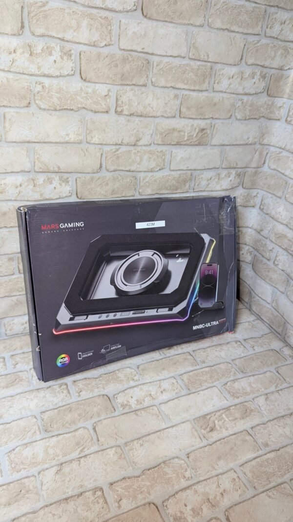 Mars Gaming MNBC-Ultra, Base Refrigeradora y Stand, Ventilador 140mm