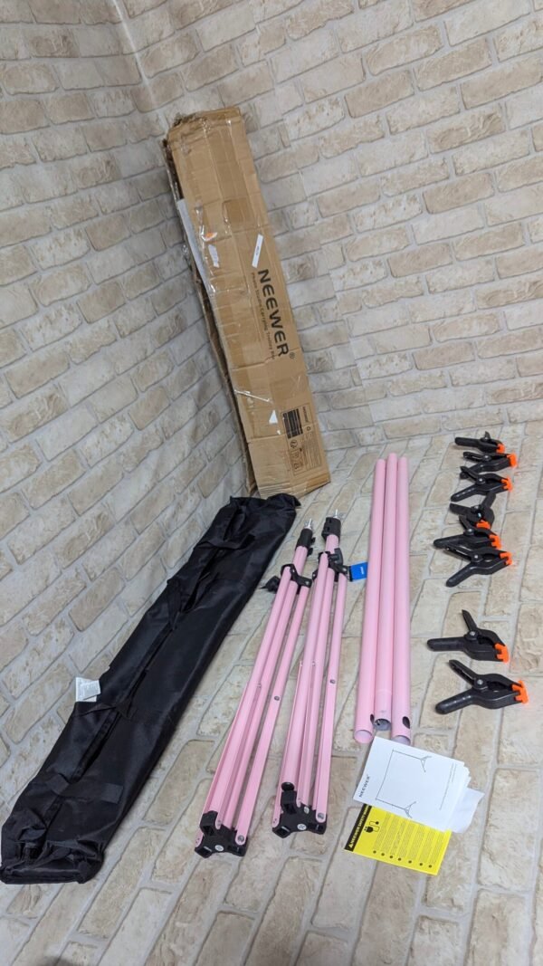 NEEWER Sistema Sroporte Fondo Estudio Foto, 3m de Ancho 2M de Alto