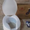 Mobiclinic®, Elevador wc para adulto, Con tapa, 14 cm