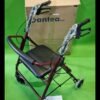 Andador de Aluminio Plegable Rojo 4 Ruedas - Andador Para Ancianos