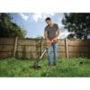 BLACK+DECKER Cortabordes y desbrozadora 18V, ancho de corte 25 cm, batería 2Ah ST182320-QW