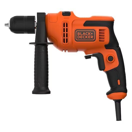 BLACK+DECKER Taladro percutor eléctrico 500W BEH200-QS