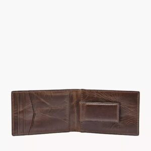 Cartera plegable Derrick con clip para billetes