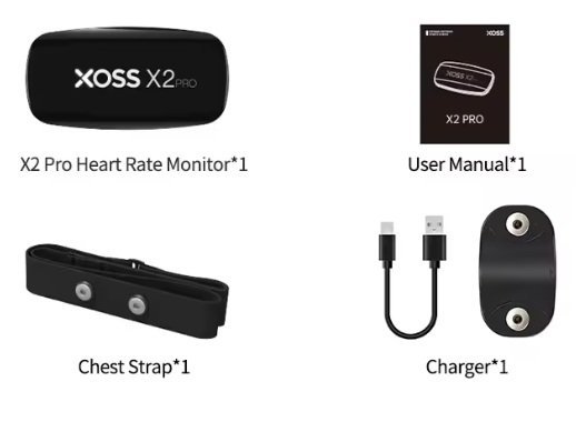 Sensor de frecuencia cardíaca XOSS X2 Pro