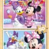 Educa - Minnie | Set de 2 Puzzles Infantiles de Madera con 50 Piezas