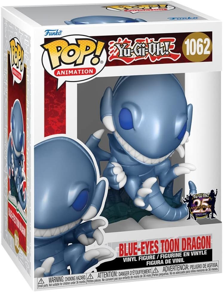Funko Pop! Animation: Yu-Gi-Oh! – Blue Eyes White Dragon Eyes Toon Dragon 1062