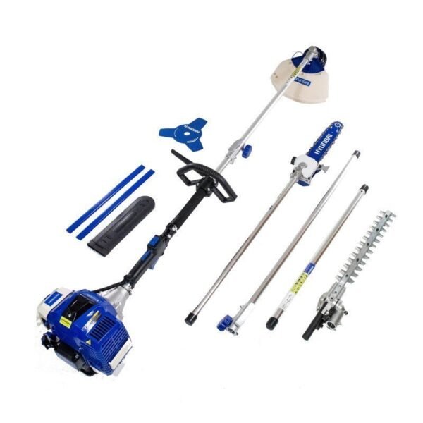 hymt5080-kit-multifuncion-4-en-1.jpg Herramientas multifuncionales de jardinería, cortasetos y desbrozadora.