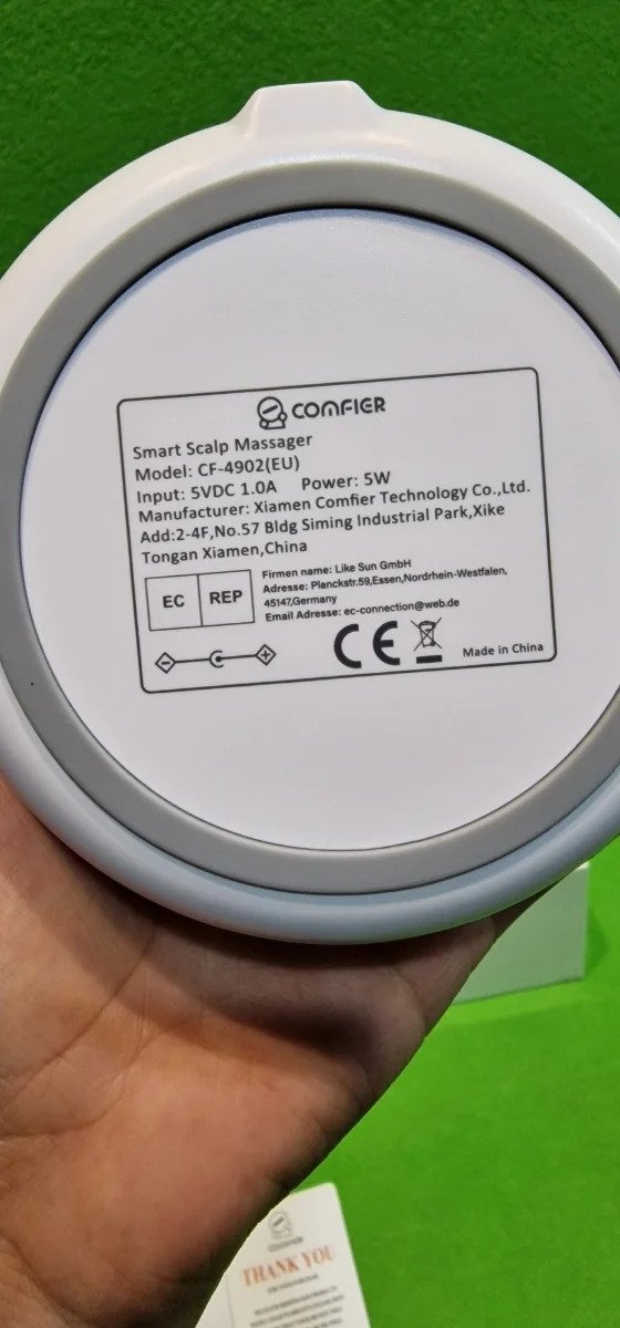 Comfier Masajeador de cuero cabelludo eléctrico