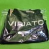 Camiseta negra Viriato en bolsa plástica transparente