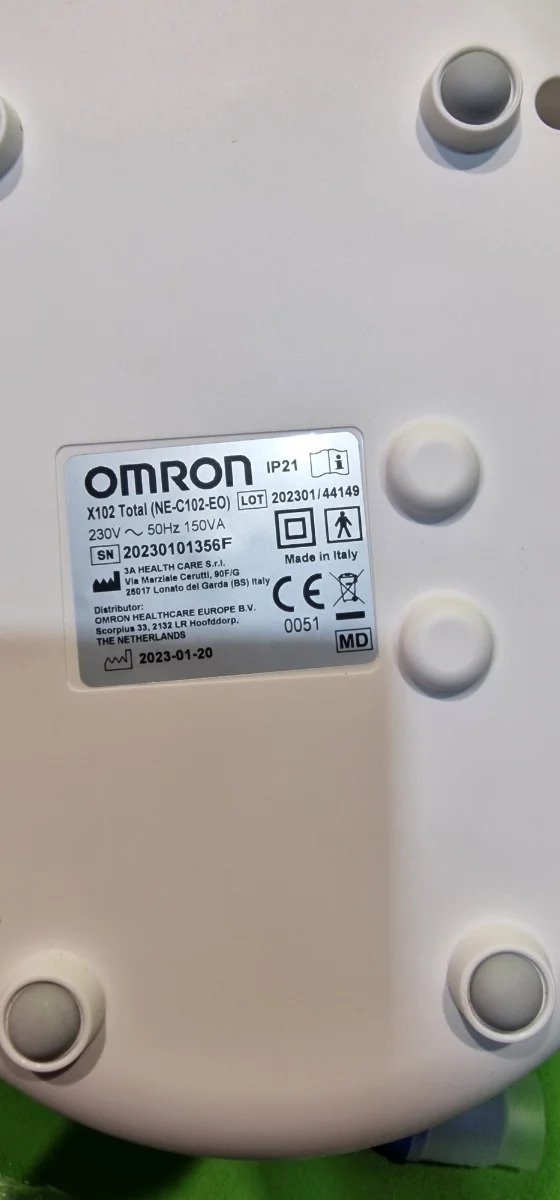 Omron - Nebulizador X102 con lavado nasal 2 en 1