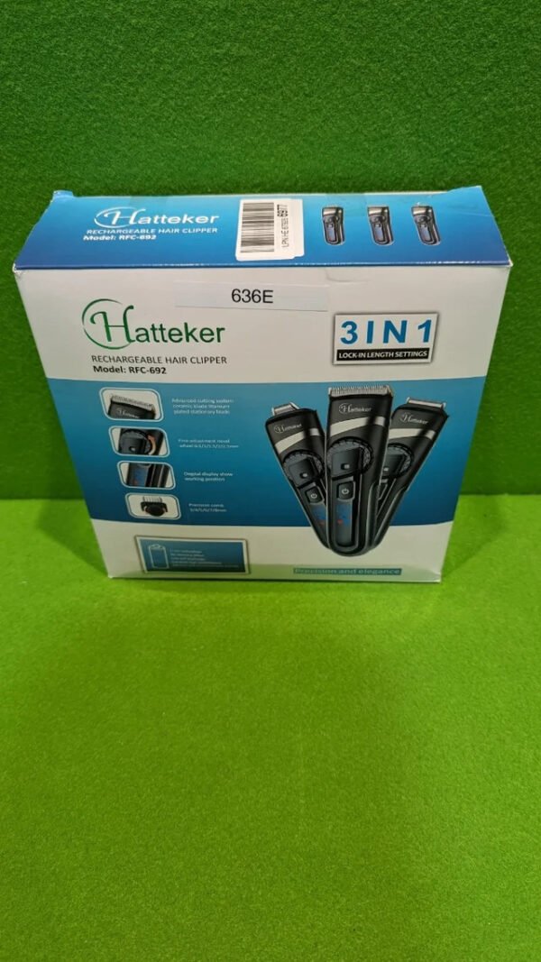 Hatteker Cortapelos Recortador de Barba Hombre