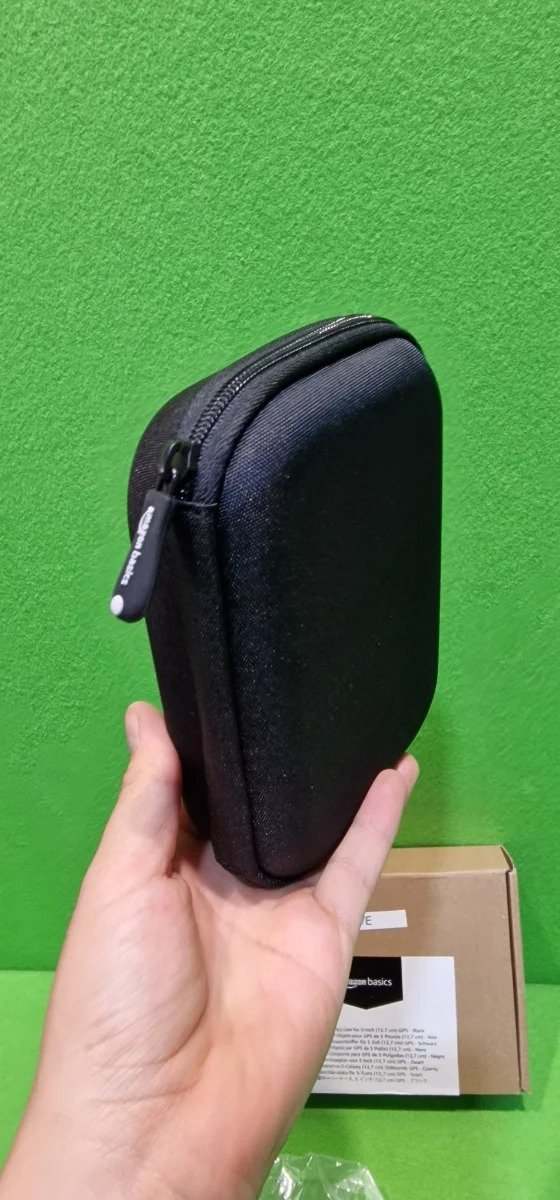 Funda de transporte negra dura para navegadores de 5 pulgadas
