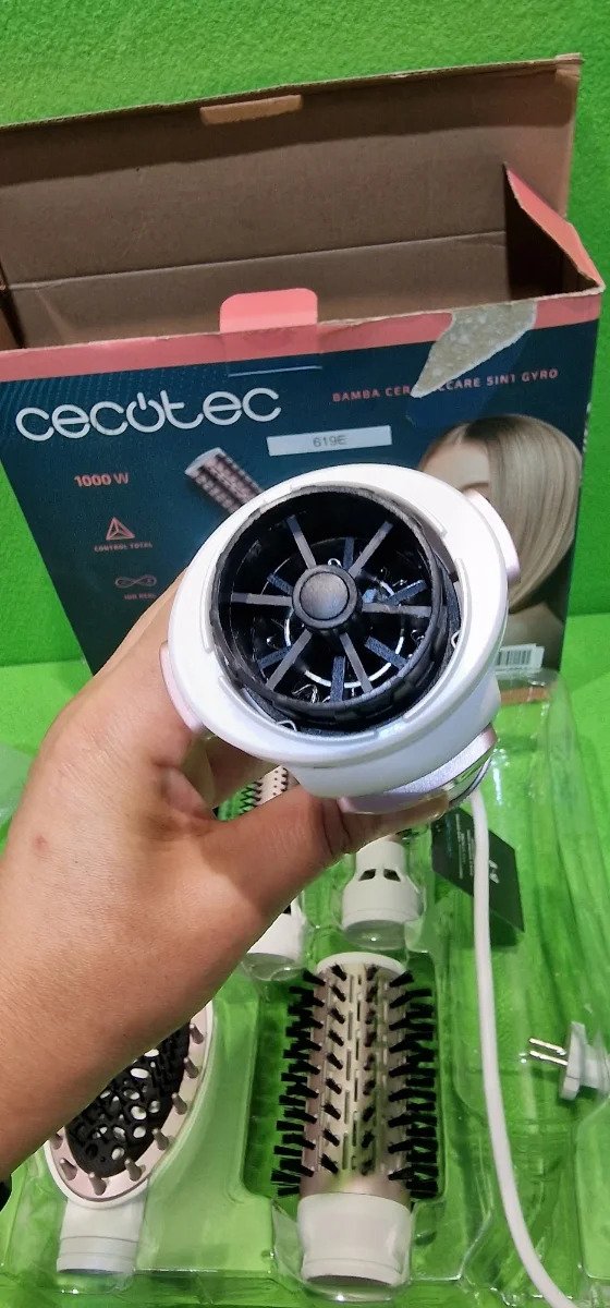 Cecotec Cepillo de Aire Bamba CeramicCare 5in1Gyro. 1000 W