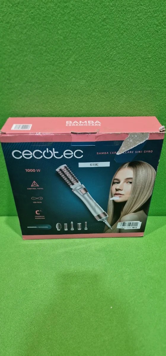 Cecotec Cepillo de Aire Bamba CeramicCare 5in1Gyro. 1000 W