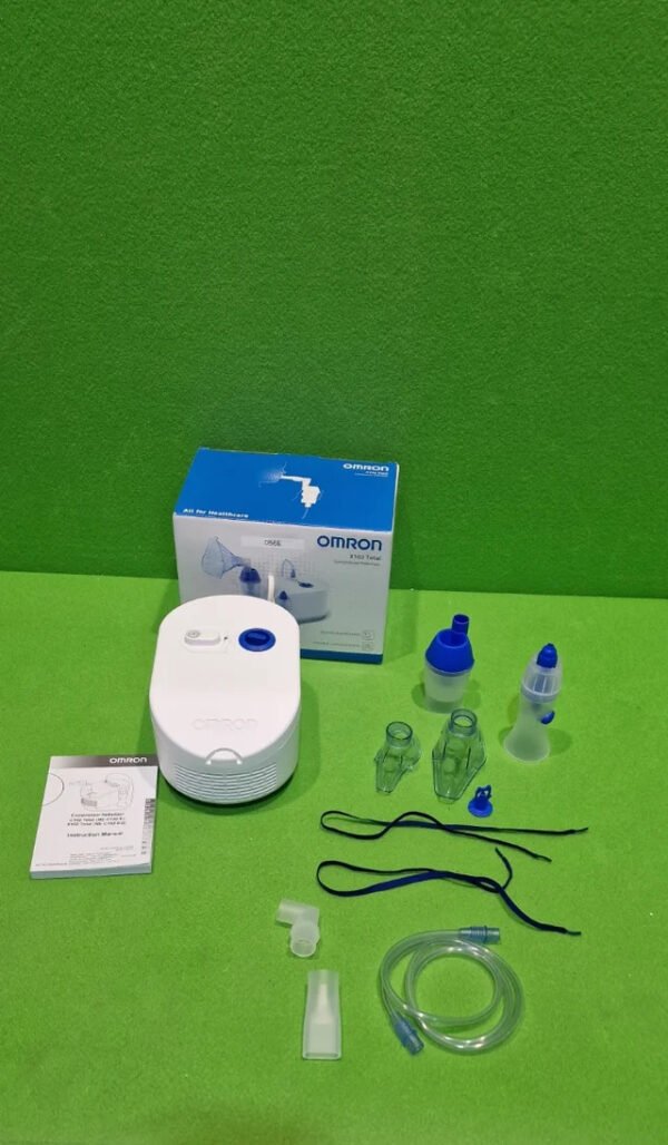 OMRON X102 Total Nebulizador para niños y adultos con lavado nasal 2 en 1