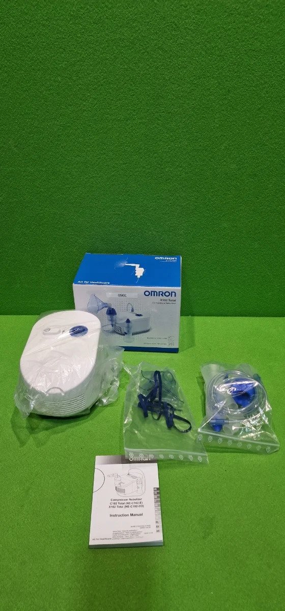 OMRON X102 Total Nebulizador para niños y adultos con lavado nasal 2 en 1