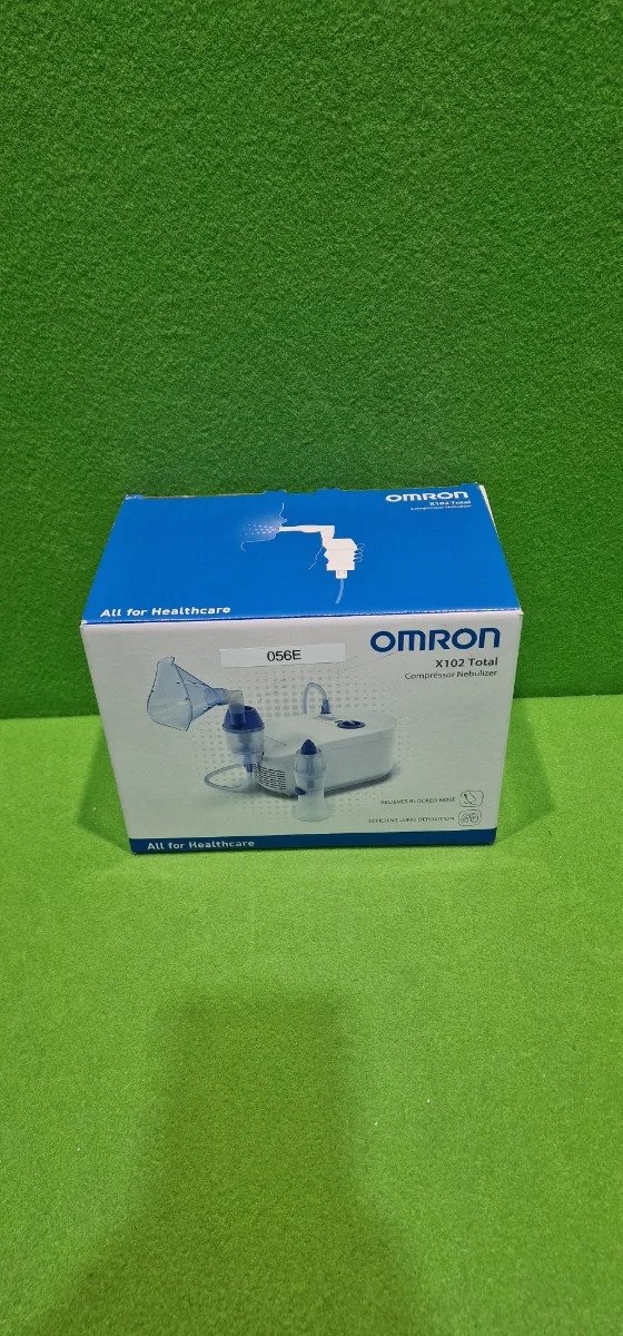 OMRON X102 Total Nebulizador para niños y adultos con lavado nasal 2 en 1