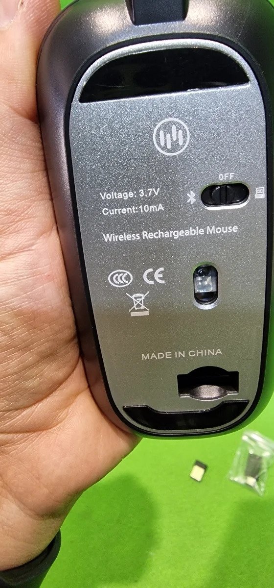 Ratón inalámbrico Bluetooth LED Recargable