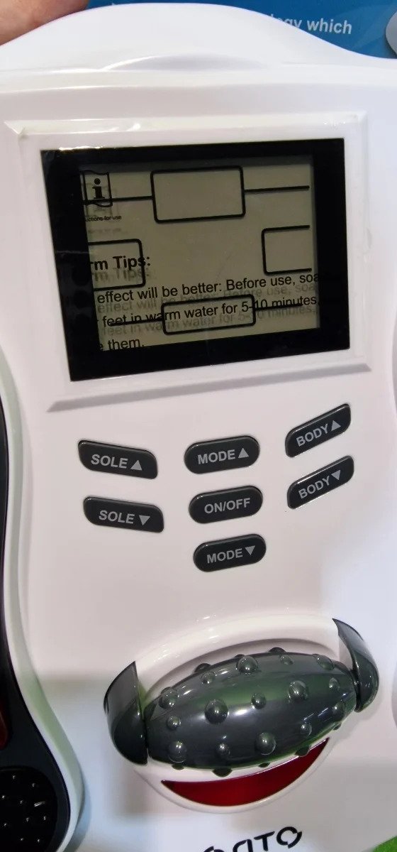 SITO Masajeador de Pies TENS+EMS Doble Estimulación Promover la Circulación de Sangre