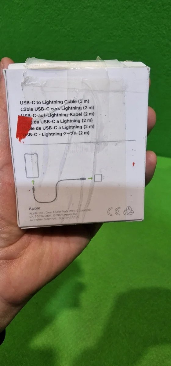 Apple Cable de Conector Lightning a USB (2m)