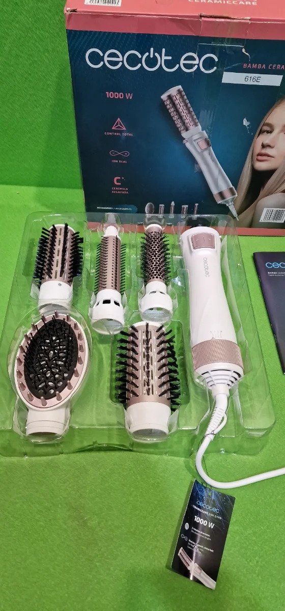 i3467932359.webp Cecotec Cepillo de Aire Bamba CeramicCare 5in1Gyro. 1000 W