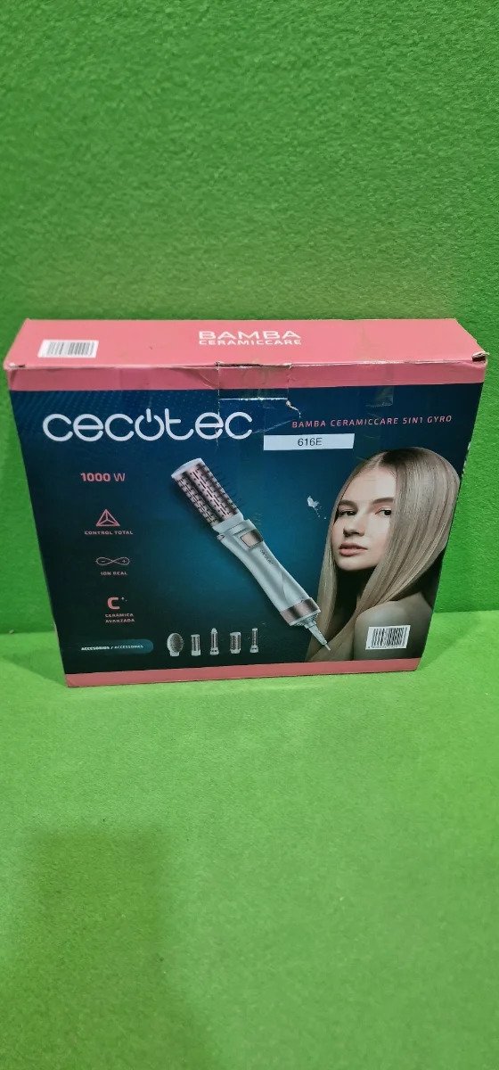 i3467932379.webp Cecotec Cepillo de Aire Bamba CeramicCare 5in1Gyro. 1000 W