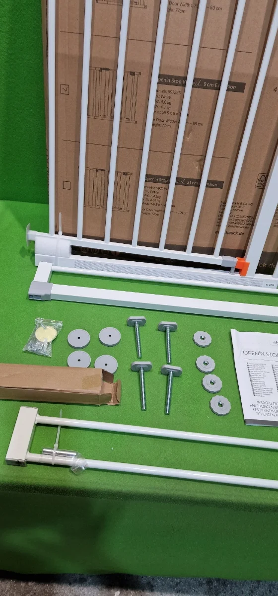 Hauck Puerta de seguridad para escalera/puerta Open N Stop