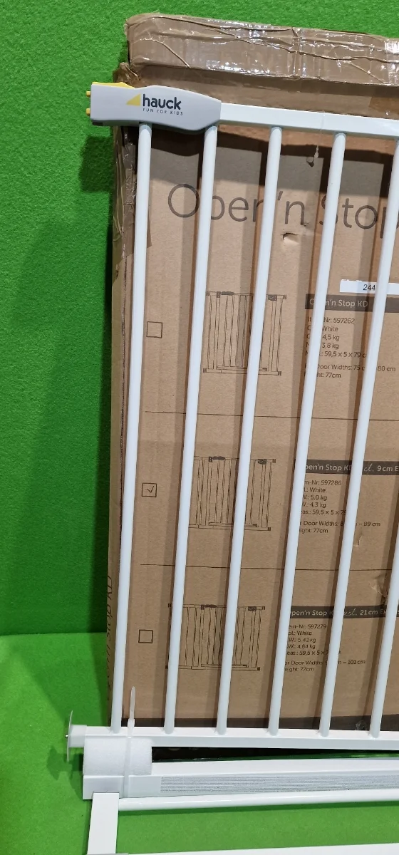 Hauck Puerta de seguridad para escalera/puerta Open N Stop