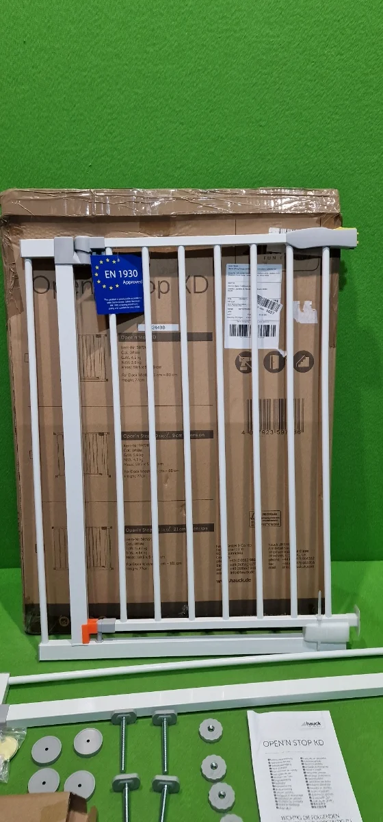 Hauck Puerta de seguridad para escalera/puerta Open N Stop