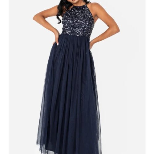 Maya Deluxe Vestido Largo de Dama de Honor para Mujer