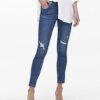 Only Onldaisy Reg Push Up SK ANK Dnm Jeans para Mujer