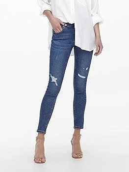 Only Onldaisy Reg Push Up SK ANK Dnm Jeans para Mujer