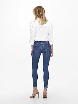 Only Onldaisy Reg Push Up SK ANK Dnm Jeans para Mujer