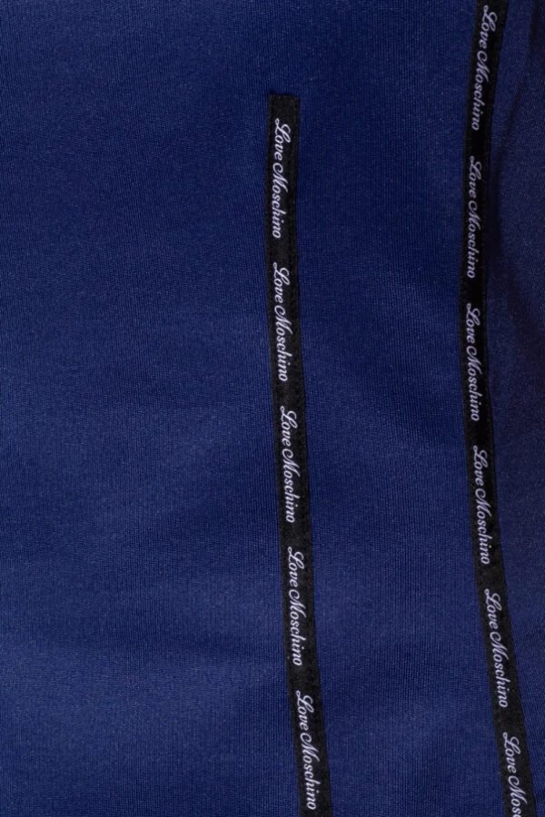 Vestido azul marino sin mangas Love Moschino