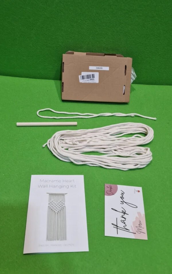 Kit de macramé para principiantes para colgar en la pared