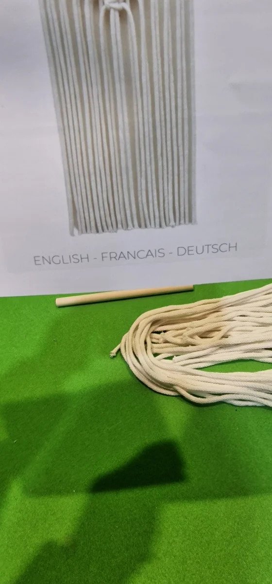 Kit de macramé para principiantes para colgar en la pared