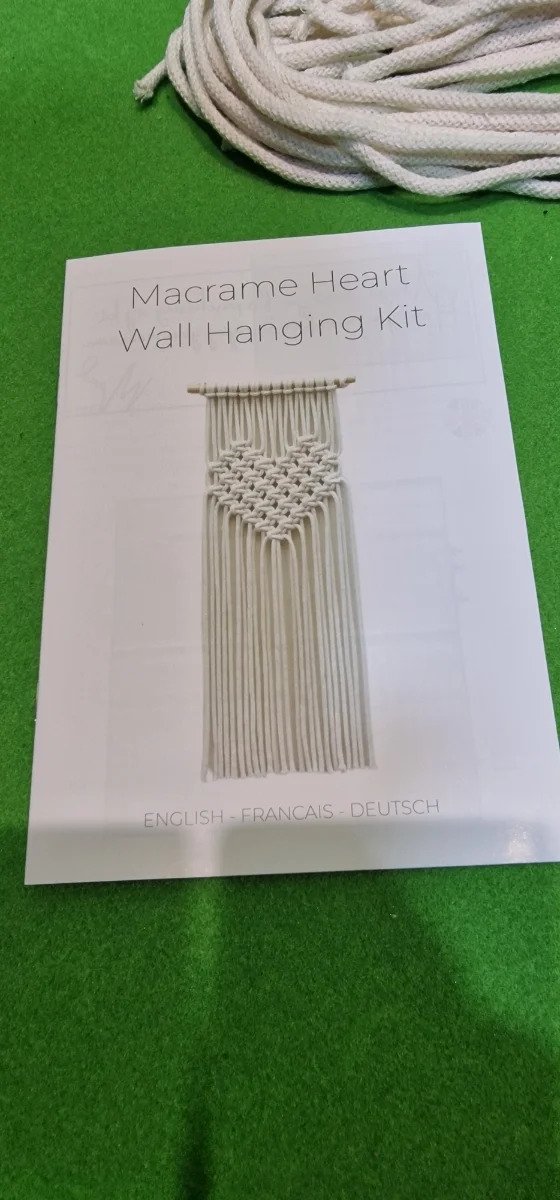 Kit de macramé para principiantes para colgar en la pared