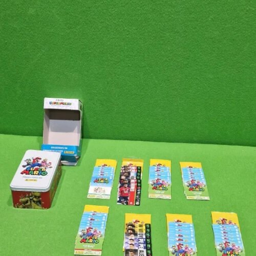 Panini Super Mario TC-Caja metálica con Bolsillos y Tarjetas