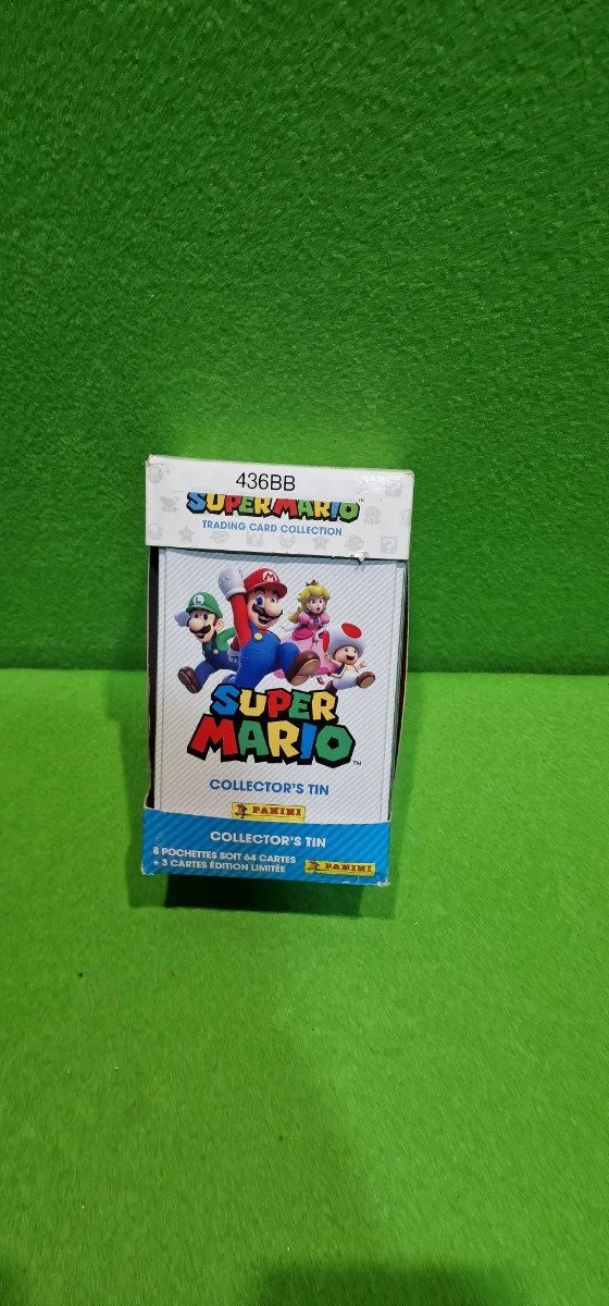 Panini Super Mario TC-Caja metálica con Bolsillos y Tarjetas