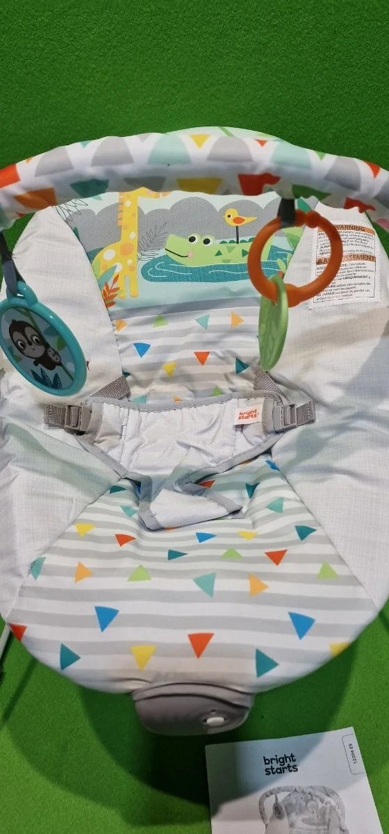 Bright Starts, Hamaca Mecedora para Bebé - Safari Fun